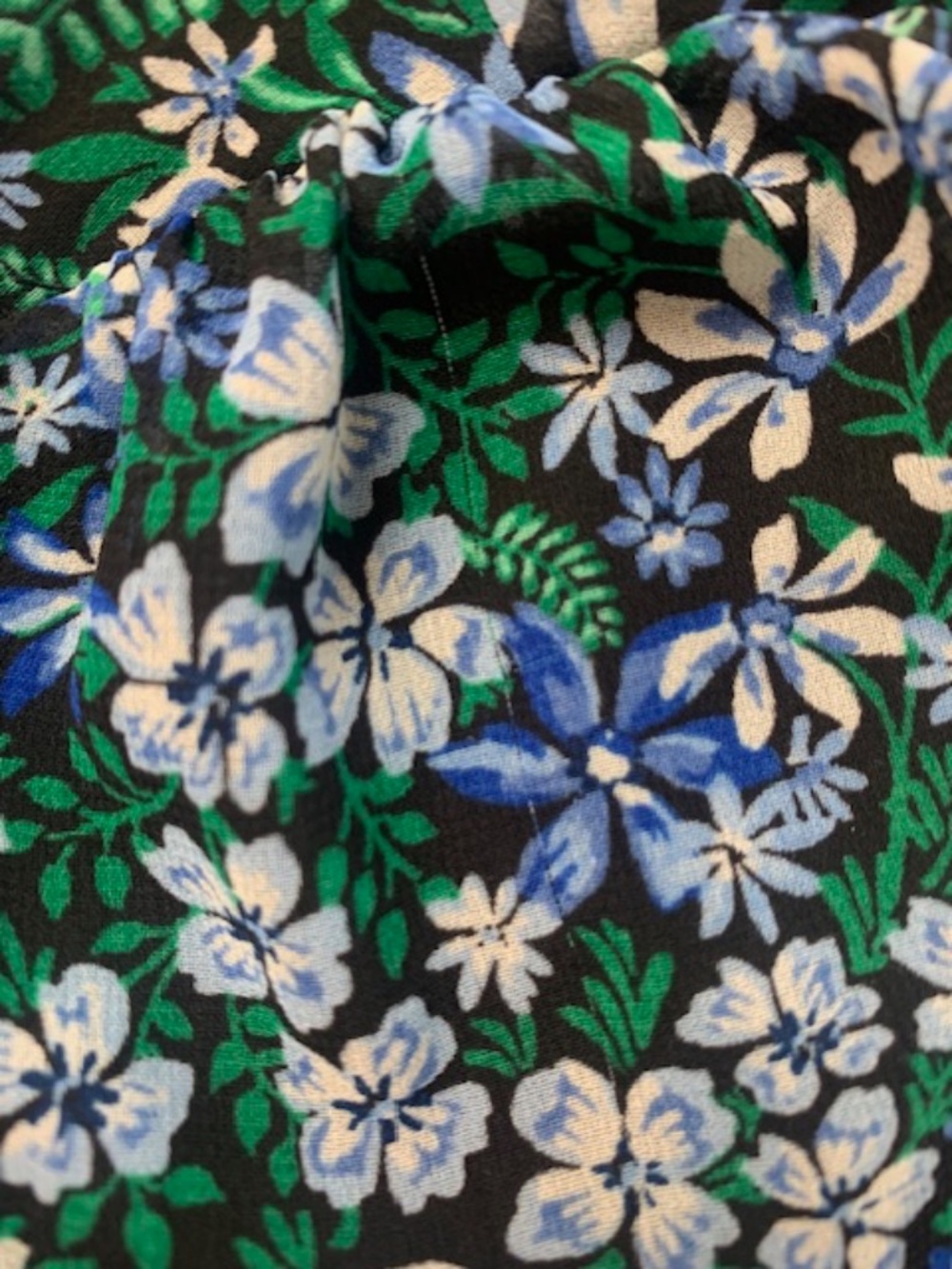 Karl Lagerfeld Paris Romantic Floral Tie Waist Ruffle Dress Women’s Sz 12 - Picture 10 of 10